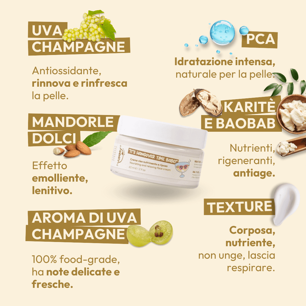 Crema viso nutrimento e riposo - Dermaura